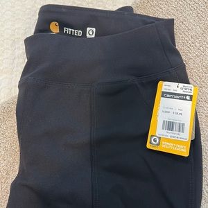 Womens carhartt fitted work force leggings. Size large 12/14